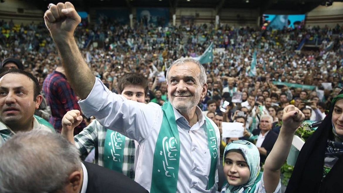 X : Iran's new President Masoud Pezeshkian |